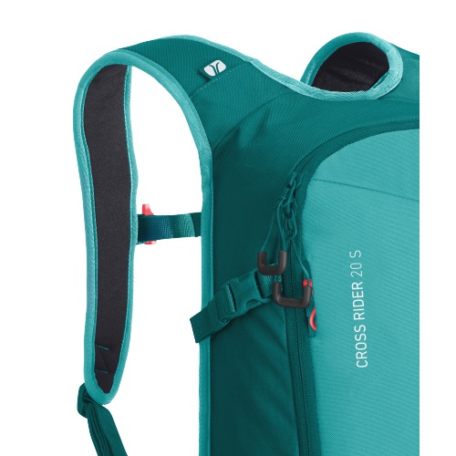 Ortovox Cross Rider 20 S - Zaino ultraleggero da 20 litri per scialpinismo e freeride in Poliestere Pacific Green