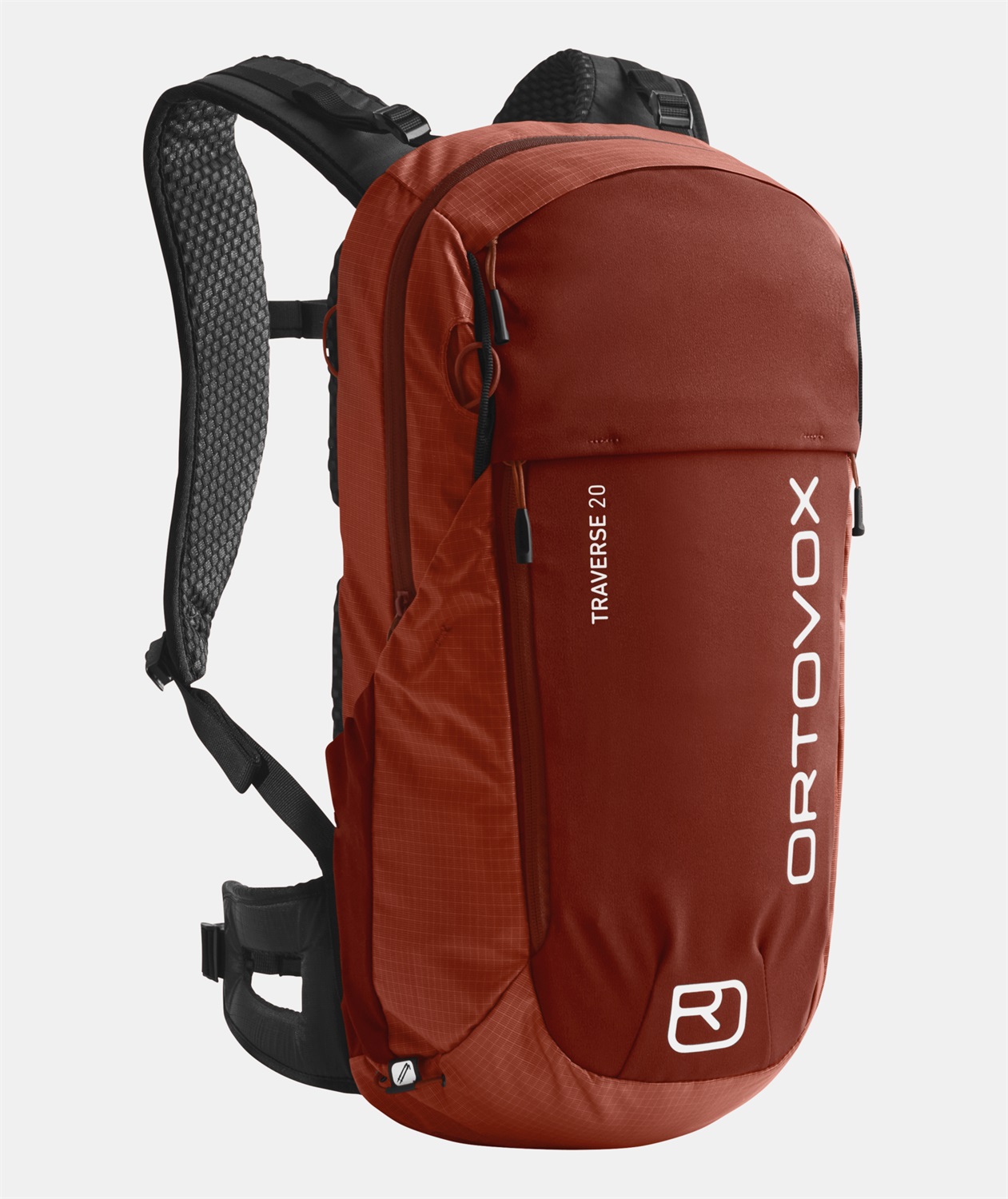 Ortovox Traverse 20 - Zaino da trekking Taglia Unica, Hot Orange, con sistema dorsale ben ventilato