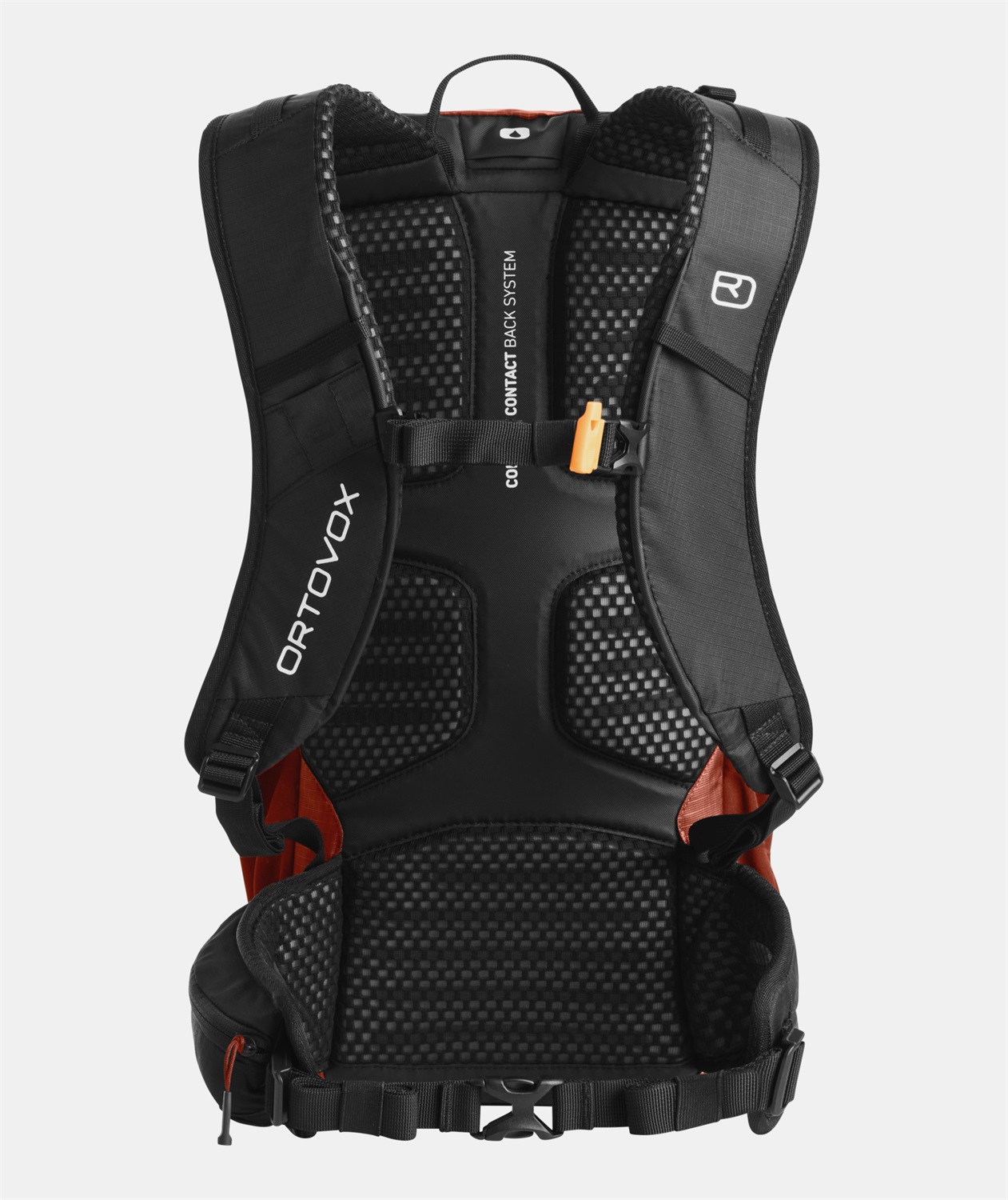 Ortovox Traverse 20 - Zaino da trekking Taglia Unica, Hot Orange, con sistema dorsale ben ventilato