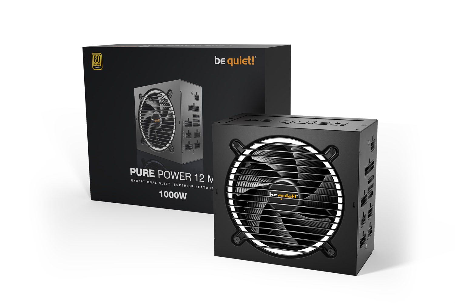 be quiet! Pure Power 12 M Alimentatore 1000 W ATX 80 PLUS Gold Modulare con Ventola Silenziosa