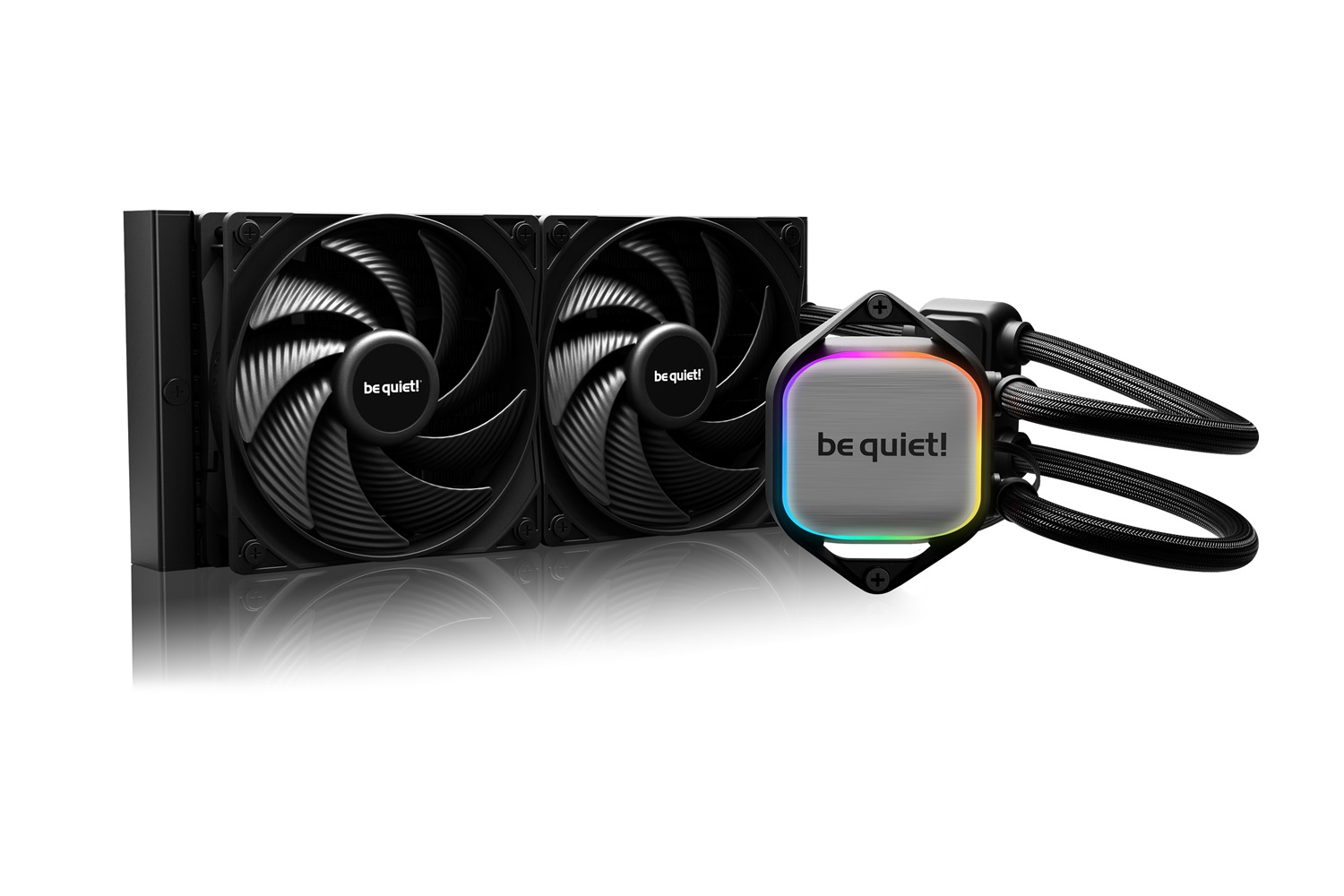 be quiet! Pure Loop 2 - Raffreddatore di liquidi tutto in uno 240mm, 12 cm, Nero, Rumorosità 15,4 dB - 34,9 dB, Compatibile con socket Intel e AMD
