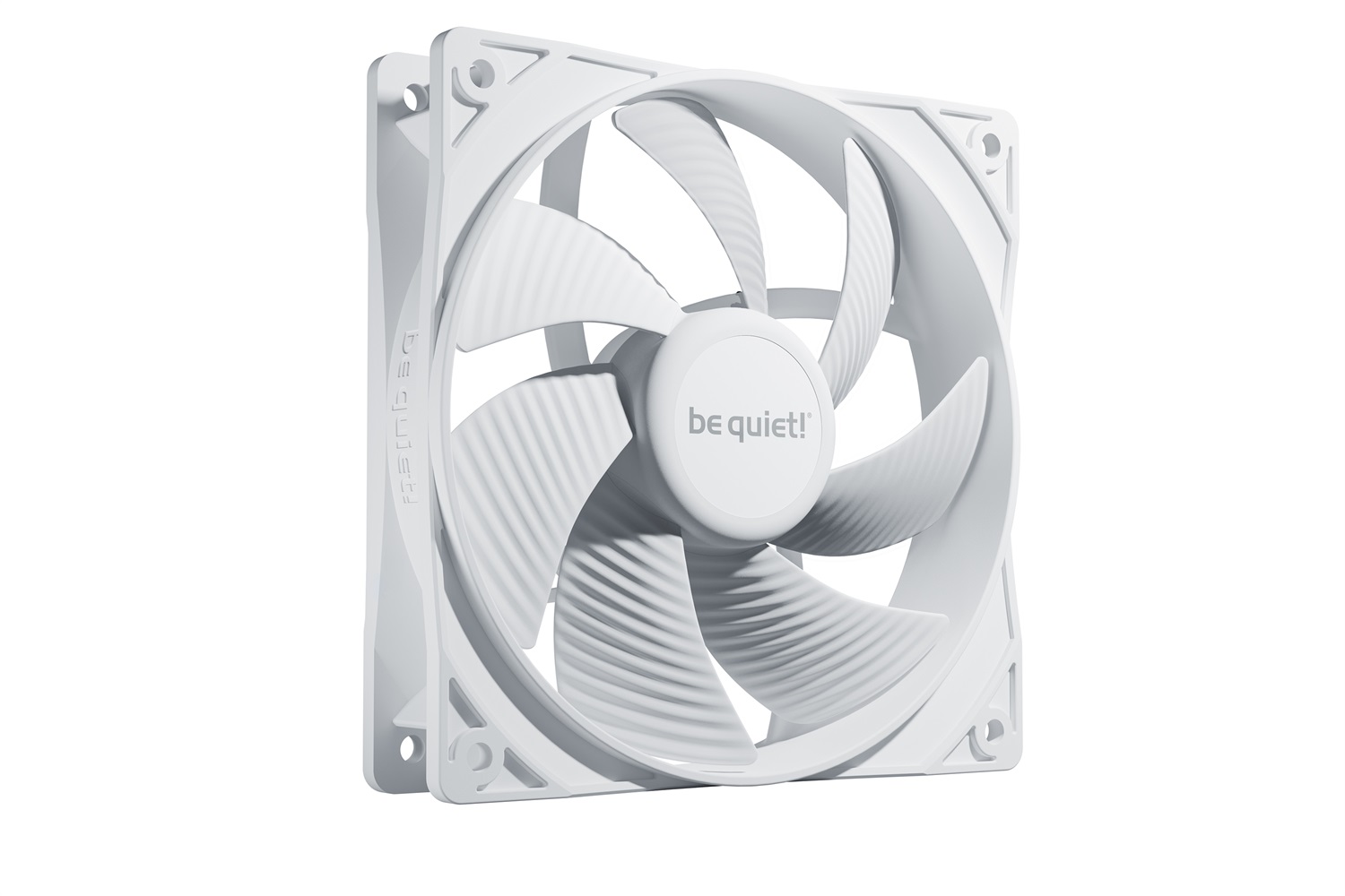 be quiet! Pure Wings 3 120mm PWM White - Ventilatore per computer, 1600 Giri/min, 25,5 dB, Flusso d'aria 84,8 m³/h