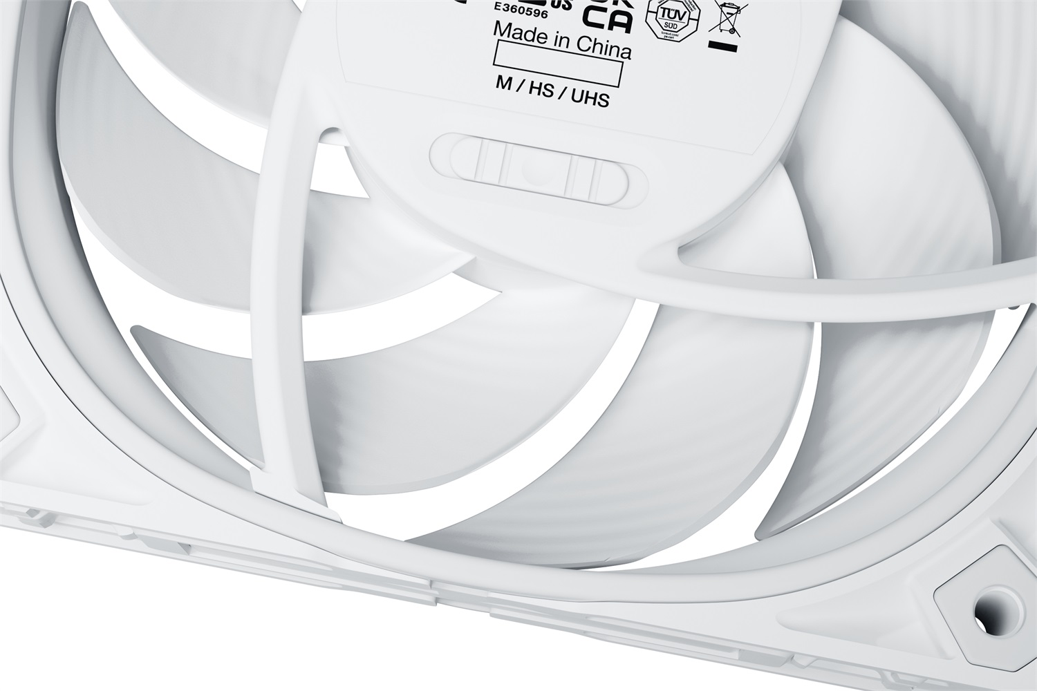be quiet! BL118 Ventilatore 12 cm - 3000 Giri/min, 36,9 dB, Flusso d'aria 142,5 m³/h, Cuscinetto fluido, Bianco