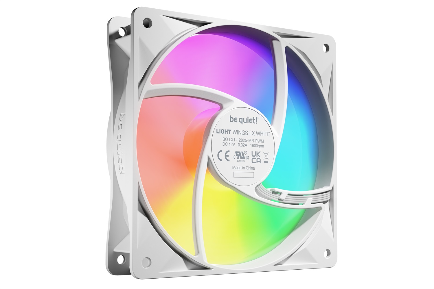 be quiet! Light Wings LX 120mm PWM Ventilatore Bianco 3-Pack - 1600 Giri/min, 87,5 m³/h