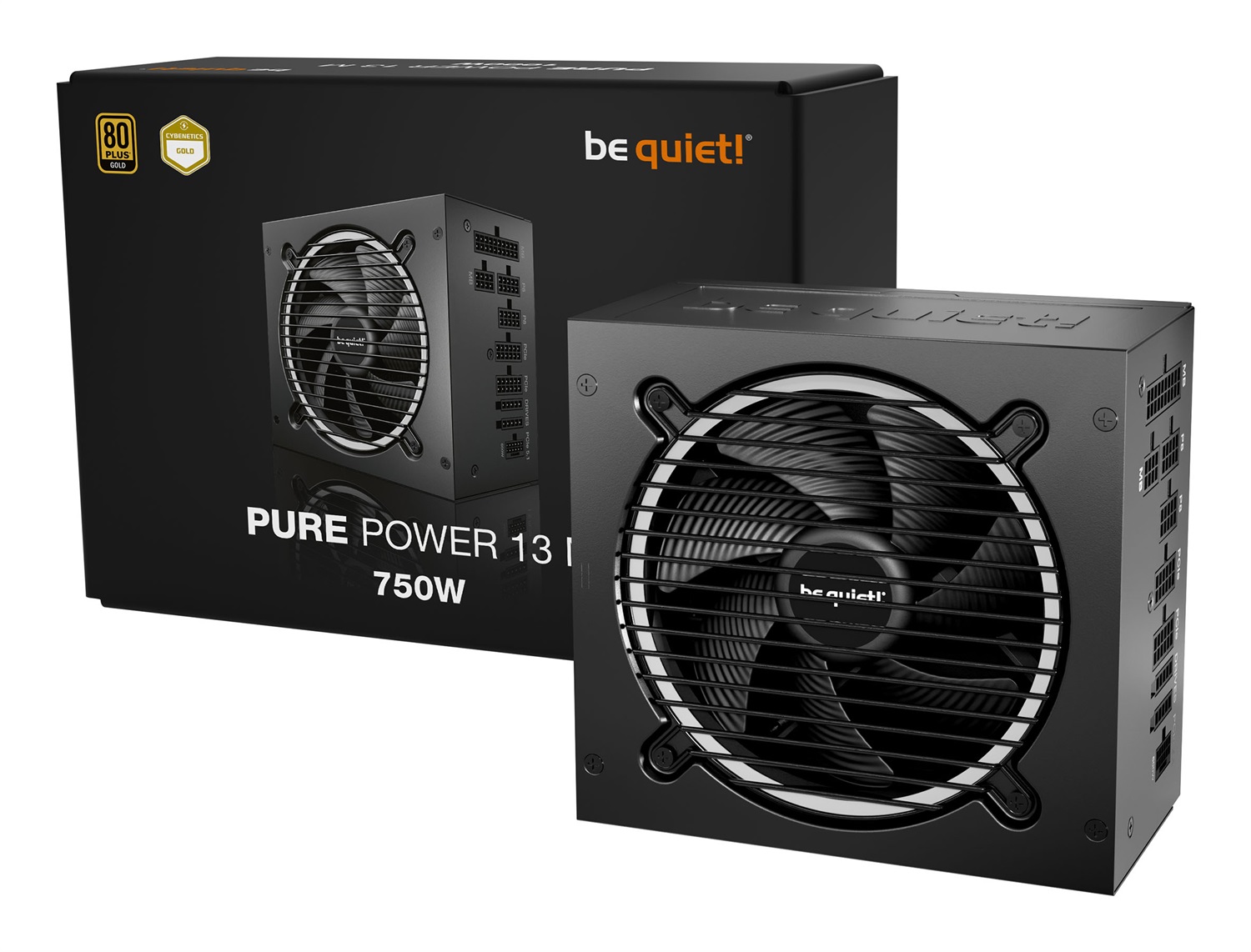 be quiet! Pure Power 13 M 750W Alimentatore ATX 3.1 80 PLUS Gold con Ventola Semi-Passiva da 120 mm e Supporto GPU PCIe 5.1