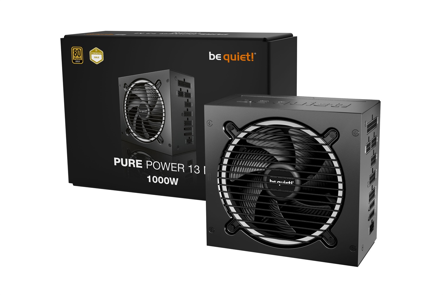 be quiet! Pure Power 13 M 1000W Alimentatore per Computer ATX 3.1 80 PLUS Gold con Ventola Semi-Passiva da 120 mm e Supporto GPU PCIe 5.1