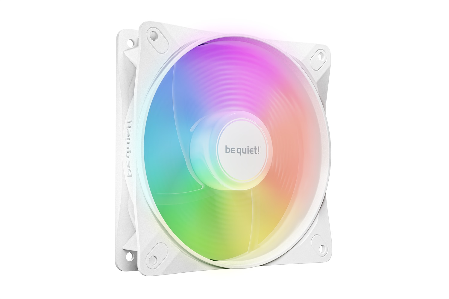 be quiet! Light Wings LX 120mm PWM Ventilatore Bianco con LED ARGB e Pale Invertite