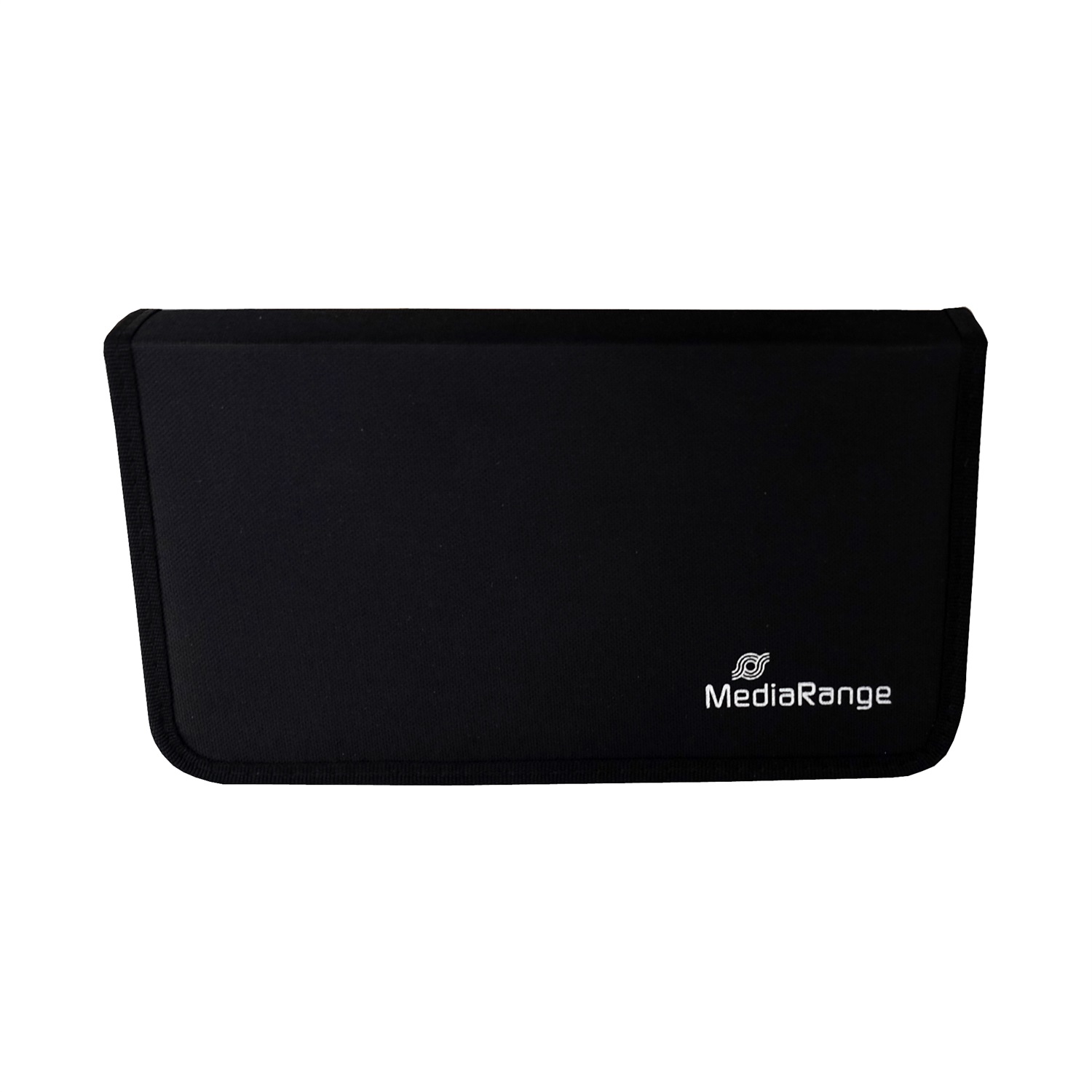 MediaRange Borsa Porta CD DVD Blu-ray Wallet per 48 Dischi in Nylon Nero