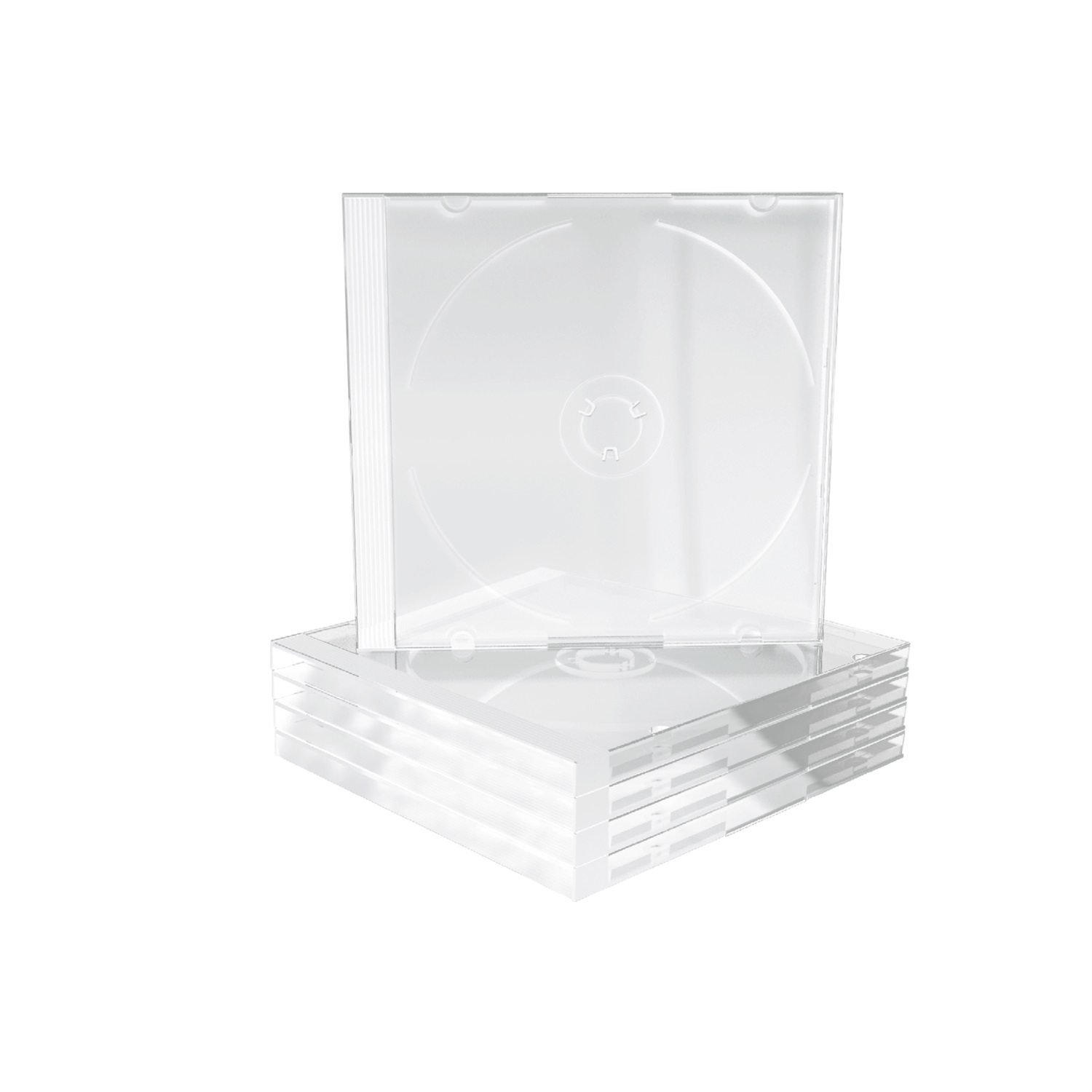 MediaRange Custodia Jewel Case Trasparente 10,4 mm per 1 Disco - BOX24