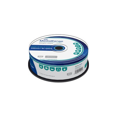 MediaRange DVD R DL 8,5 GB 8X - Confezione da 25 pezzi