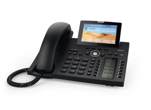 Snom D385 Telefono IP Nero 12 Linee TFT 4.3