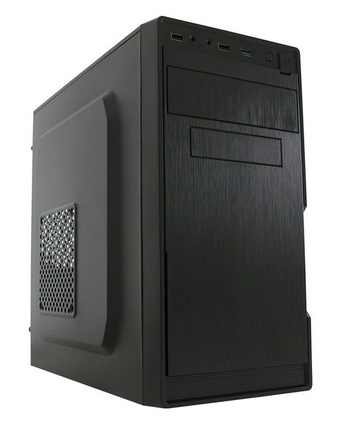 LC-Power 2014MB Midi ATX Tower in Metallo Nero - Compatibile con Micro ATX e Mini-ITX