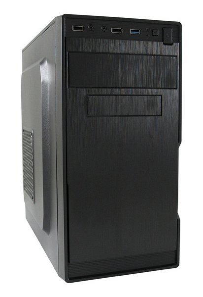 LC-Power 2014MB Midi ATX Tower in Metallo Nero - Compatibile con Micro ATX e Mini-ITX