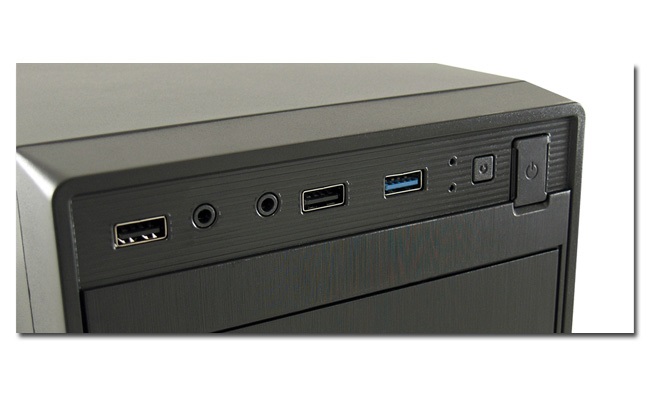 LC-Power 2014MB Midi ATX Tower in Metallo Nero - Compatibile con Micro ATX e Mini-ITX