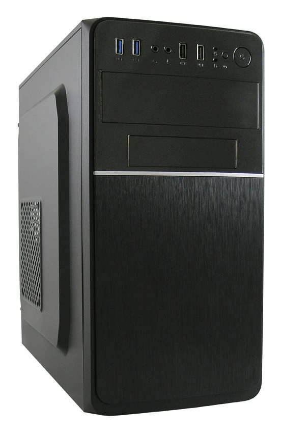 LC-Power 2015MB Micro Tower in Metallo per PC - Compatibile con Micro ATX e Mini-ITX, Altezza 13,5 cm