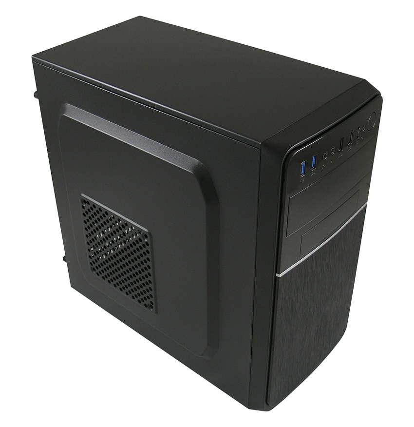 LC-Power 2015MB Micro Tower in Metallo per PC - Compatibile con Micro ATX e Mini-ITX, Altezza 13,5 cm