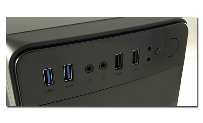 LC-Power 2015MB Micro Tower in Metallo per PC - Compatibile con Micro ATX e Mini-ITX, Altezza 13,5 cm