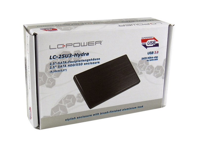 LC-Power LC-25U3-HYDRA Custodia Esterna per Disco Rigido 2.5