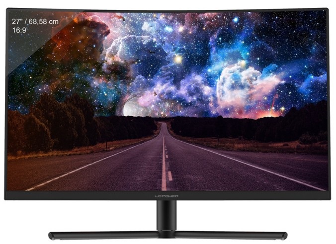 LC-Power LC-M27-FHD-240-C Monitor Piatto 27