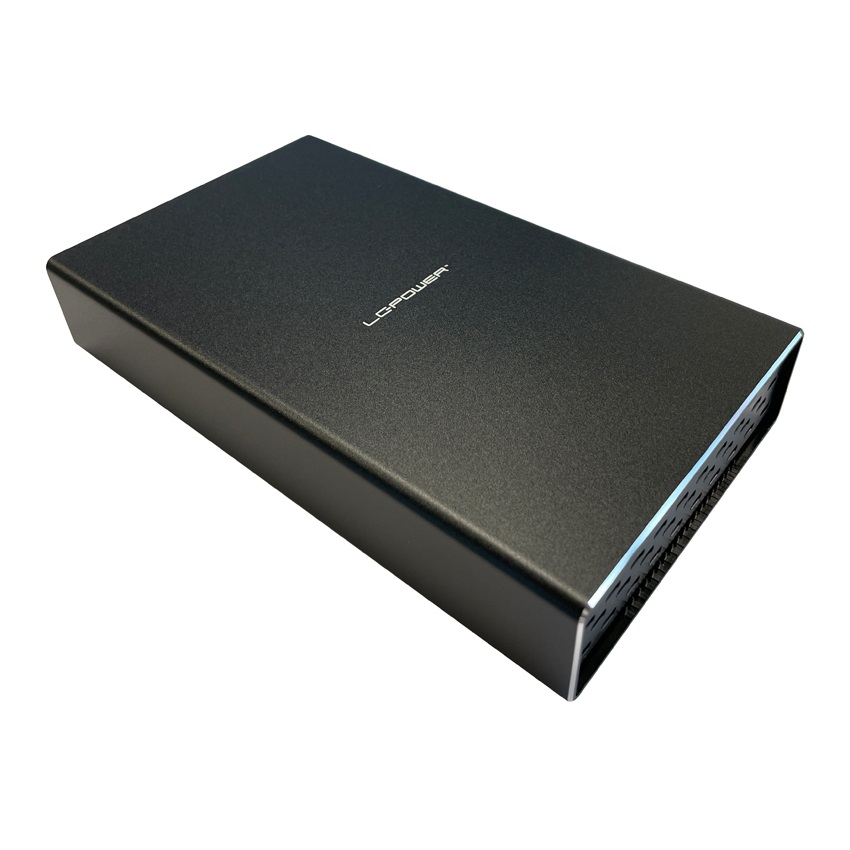 LC-Power Docking Station USB 3.2 per HDD da 3.5'' e NVMe M.2 SSD - Colore Nero