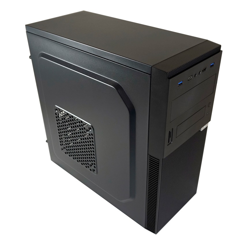 LC-Power LC-7041B-ON Computer Case Midi Tower Nero con Pannello I/O USB-C e USB-A