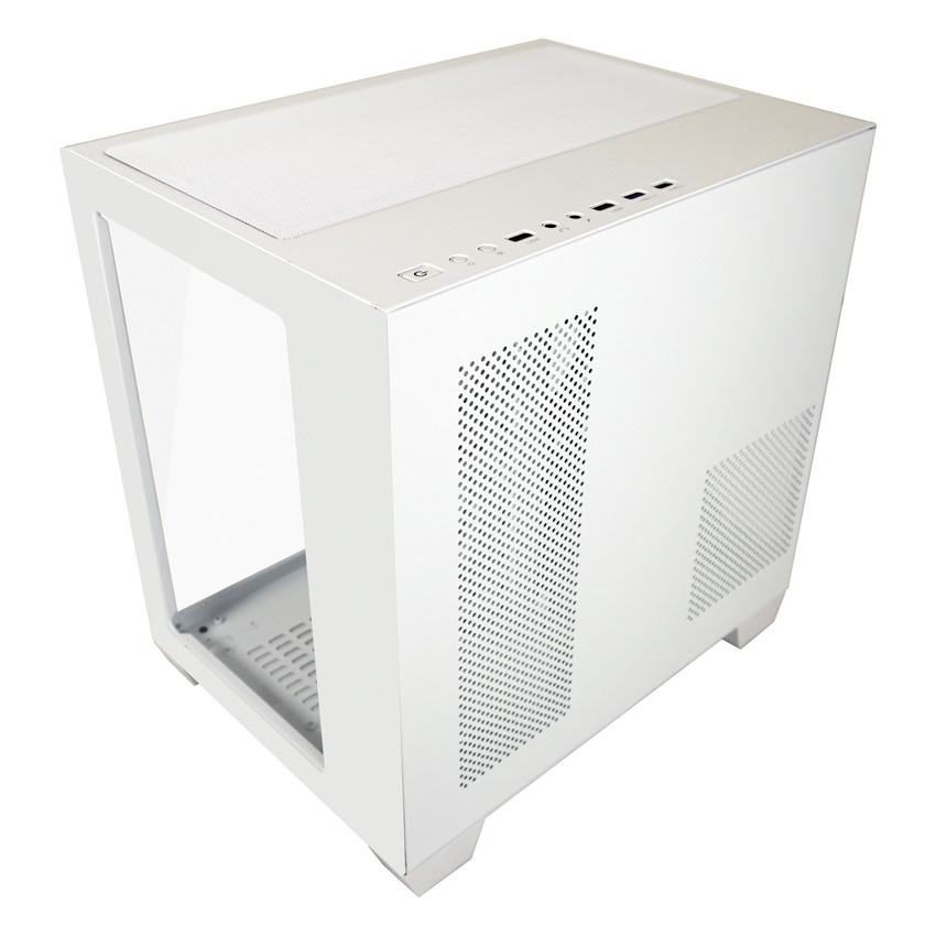 LC-Power Case Gaming 807W Midi Tower Bianco RGB con 3 Ventole e USB 3.2