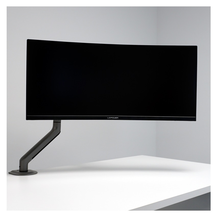 LC-Power Supporto Monitor Scrivania Regolabile per TV e Monitor fino a 32