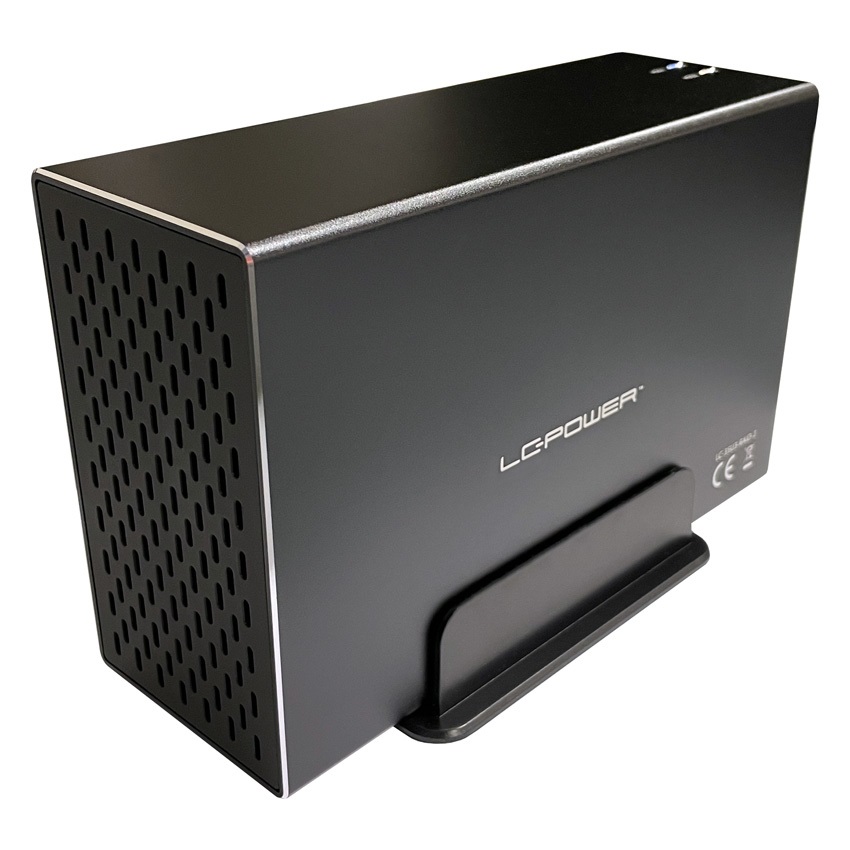 LC-Power LC-35U3-RAID-2 contenitore di unità di archiviazione Custodia per Disco Rigido (HDD) Nero 3.5