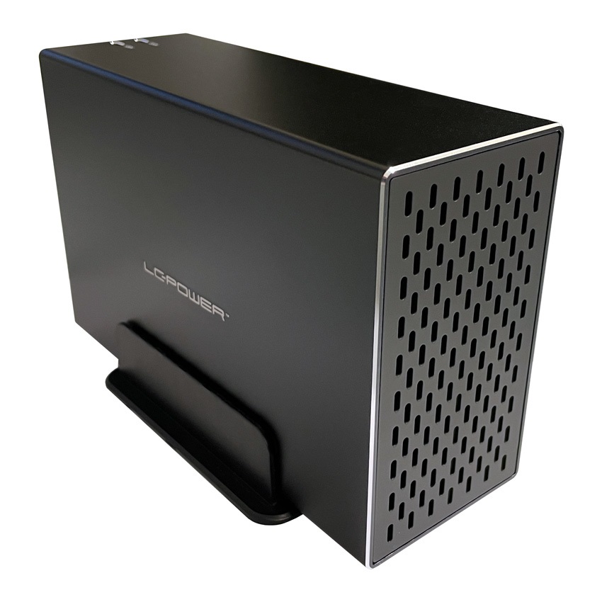 LC-Power LC-35U3-RAID-2 contenitore di unità di archiviazione Custodia per Disco Rigido (HDD) Nero 3.5