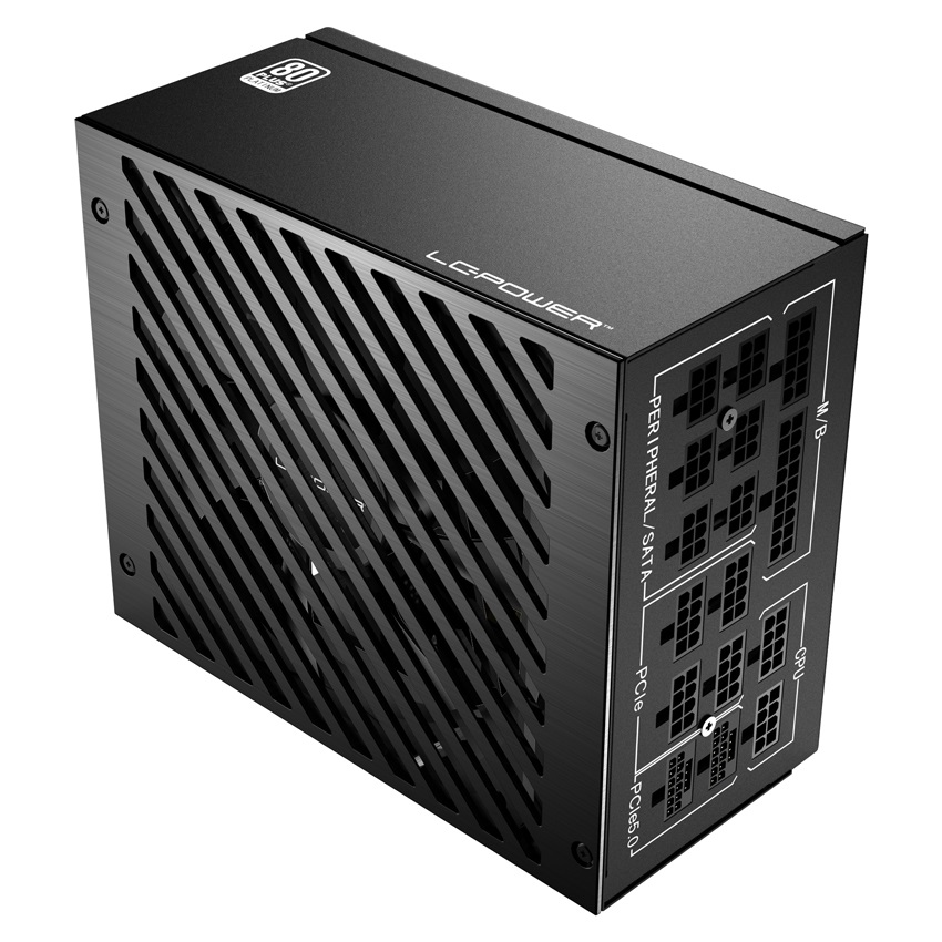 LC-Power LC1200P V3.0 Alimentatore per Computer 1200 W 80 Plus Platinum 20 4 pin ATX Nero