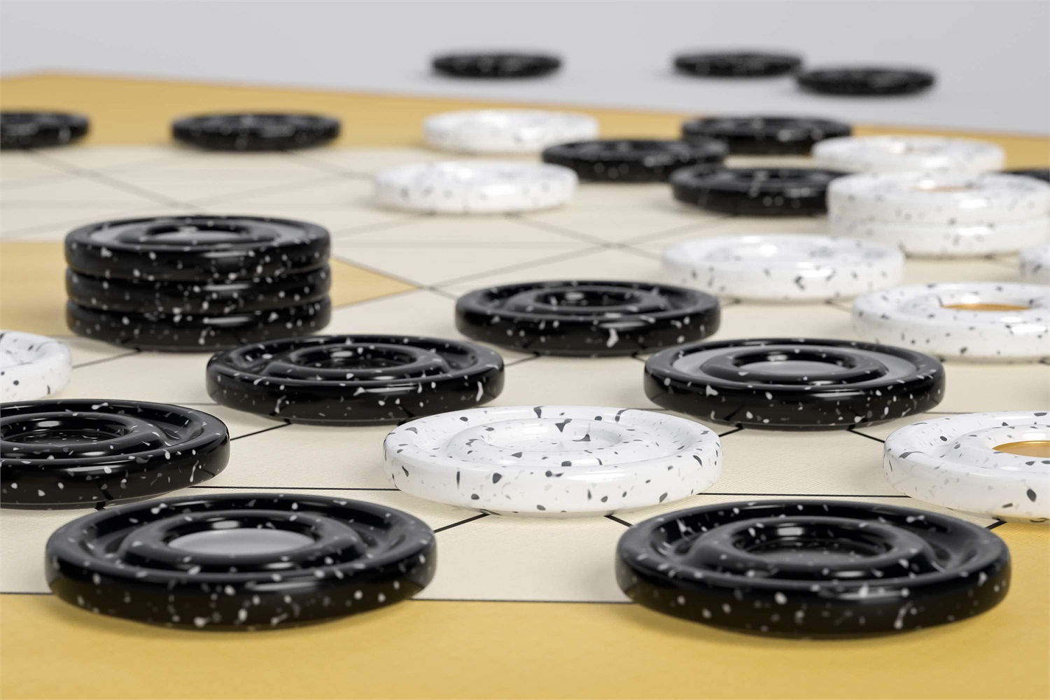 HUCH! TZAAR Gioco da Tavolo Strategia Multicolore - Prodotto di Qualità, Facile da Usare