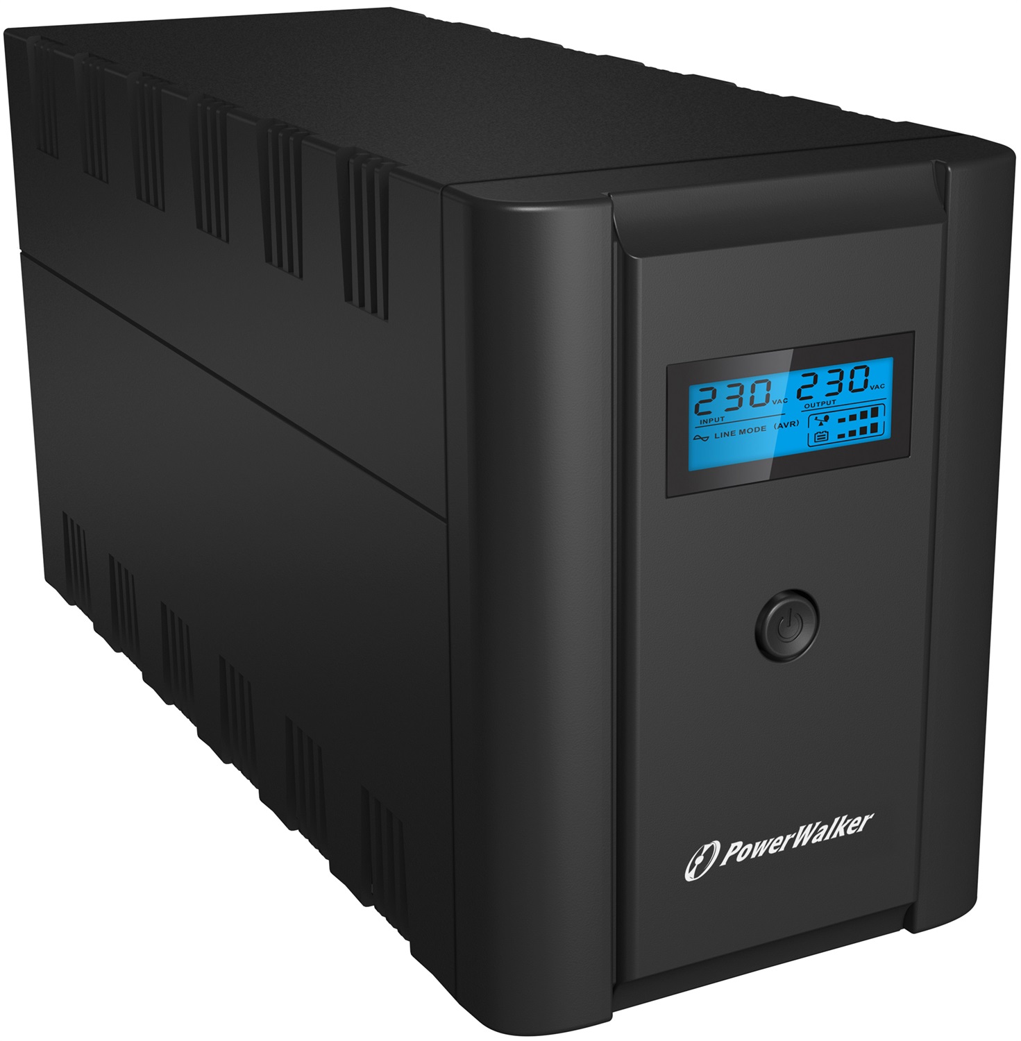 PowerWalker VI 2200 LCD/IEC UPS A Linea Interattiva 2200 VA 1200 W con 6 Prese AC e Batteria 9 Ah