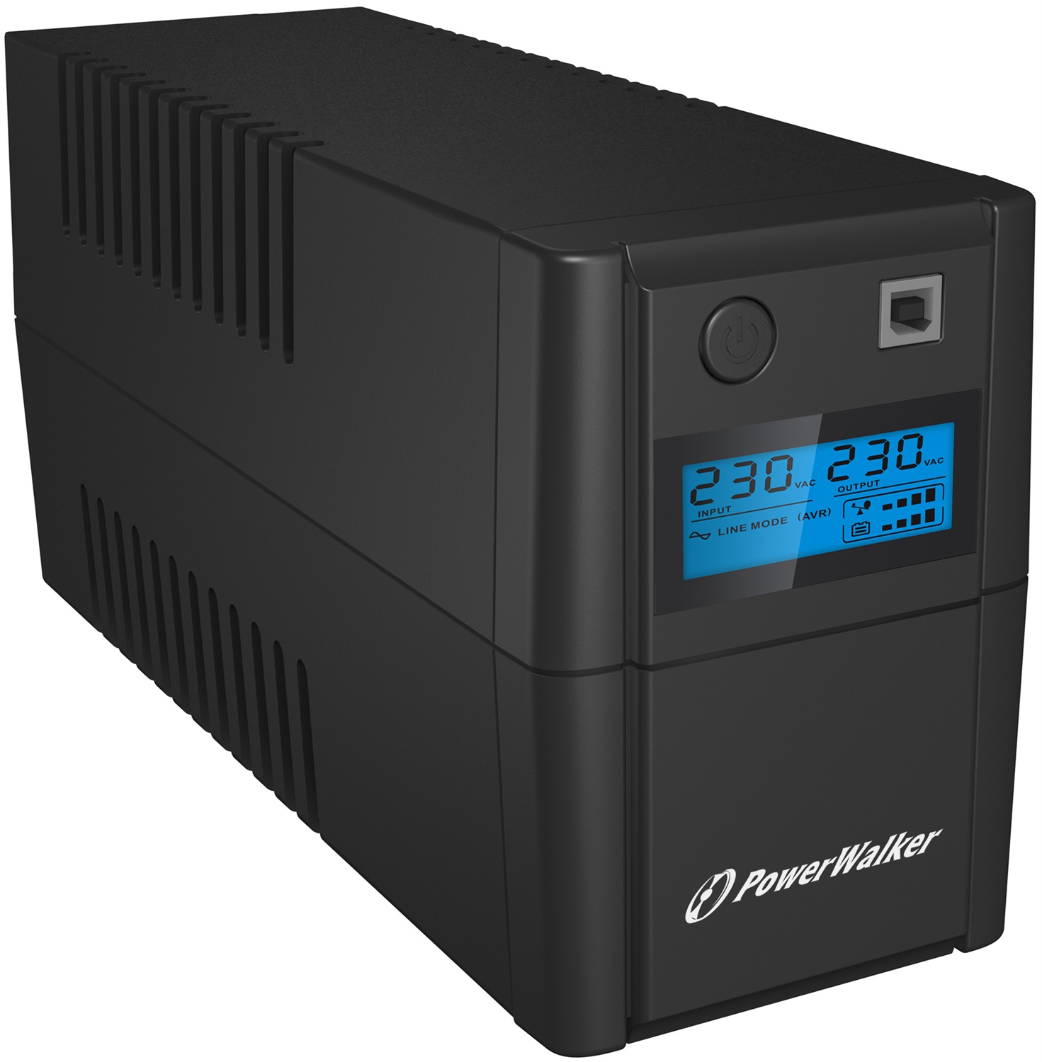 POWERWALKER VI 850 SHL UPS 850VA 480W A Linea Interattiva con 2 Prese Schuko e Batteria 9Ah