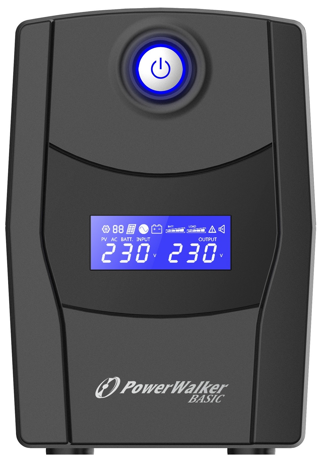 PowerWalker VI 1000 STL Gruppo di Continuità (UPS) A Linea Interattiva 1 kVA 600 W con 2 Prese Schuko e Batteria 9 Ah