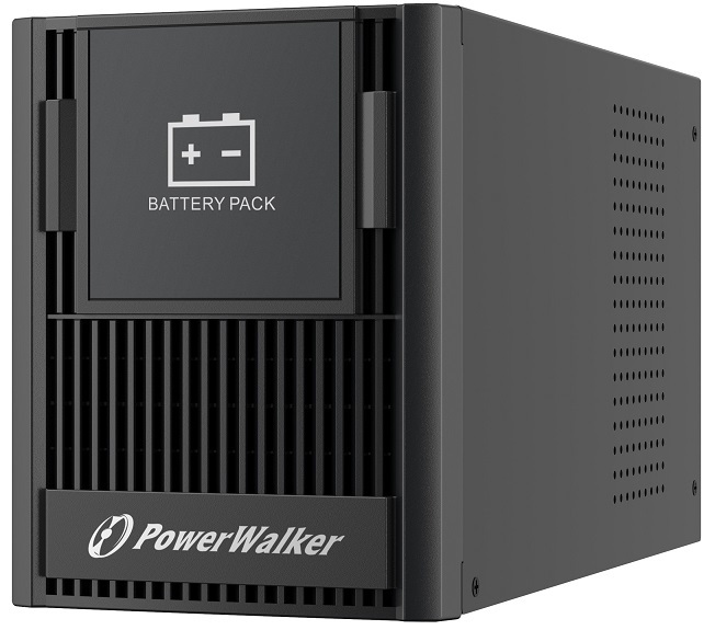PowerWalker 10134046 Armadio per Batteria UPS Tower con Pacco Batteria BP AT24T-4x9Ah - Tensione 24V DC, 4 Batterie da 12V 9Ah