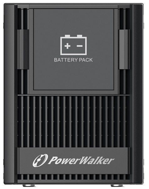 PowerWalker 10134046 Armadio per Batteria UPS Tower con Pacco Batteria BP AT24T-4x9Ah - Tensione 24V DC, 4 Batterie da 12V 9Ah