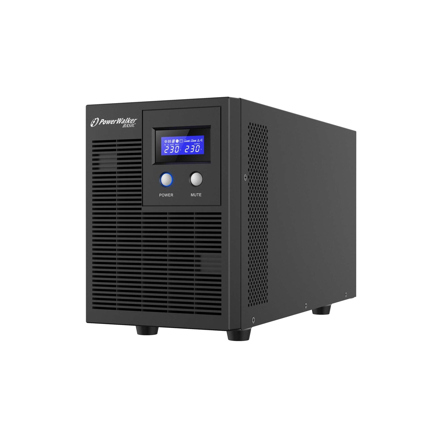 PowerWalker Basic VI 3000 STL FR - Gruppo di continuità (UPS) A linea interattiva 3 kVA 1800 W, 4 prese AC, Nero