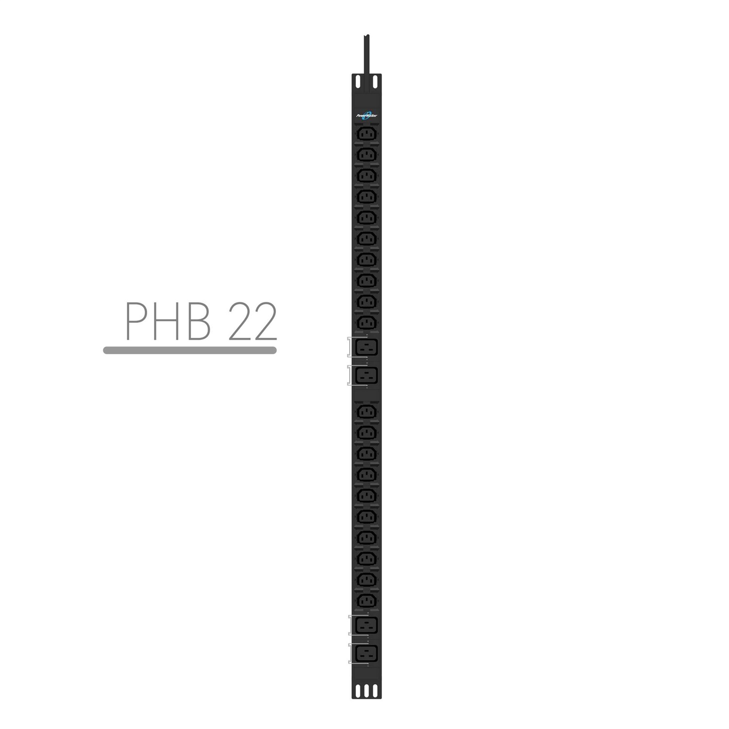PowerWalker PHB22 PDU 0U Nero - Unità di distribuzione dell'energia