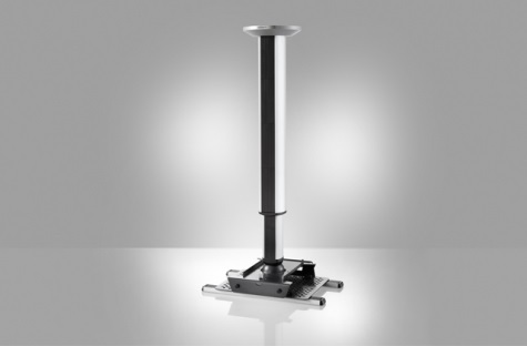 Celexon Multicel 4070 Expert - Supporto da soffitto per proiettore, Distanza 40-70 cm, Inclinabile e Rotazione 360°, Fino a 25 kg