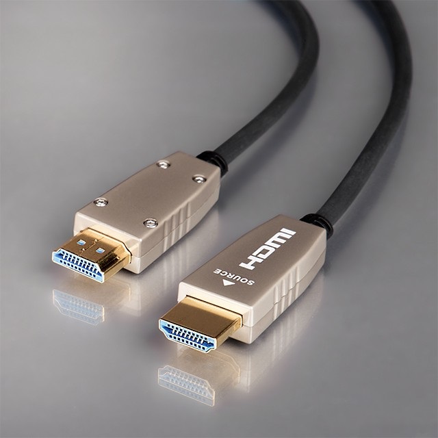 Celexon Cavo Fibra Ottica Attivo HDMI 2.0b 6m Nero - Trasmissione Dati Affidabile fino a 18.2 Gbps