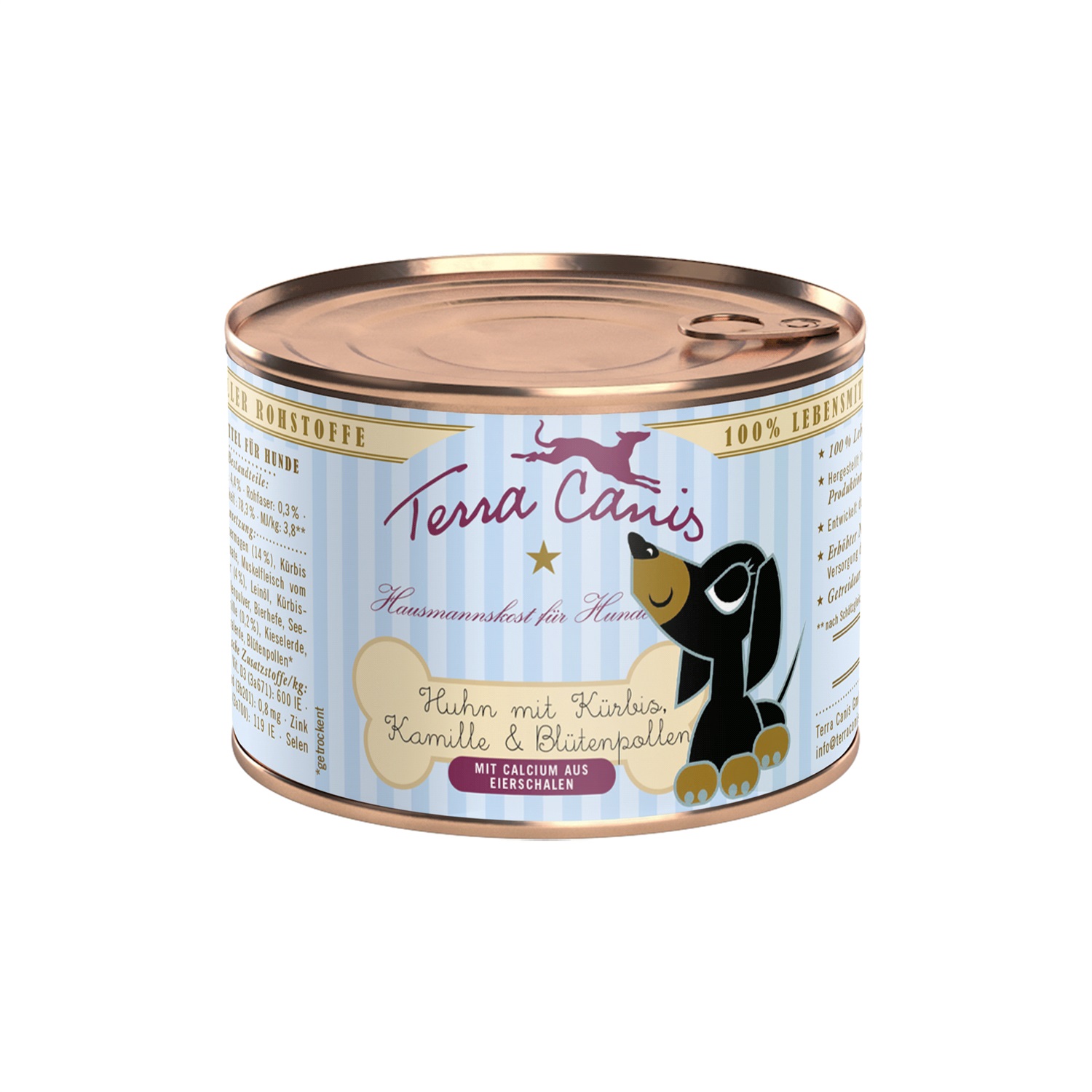 Terra Canis 120052 cibo umido per cani Pollo, Zucca Adulto 200 g