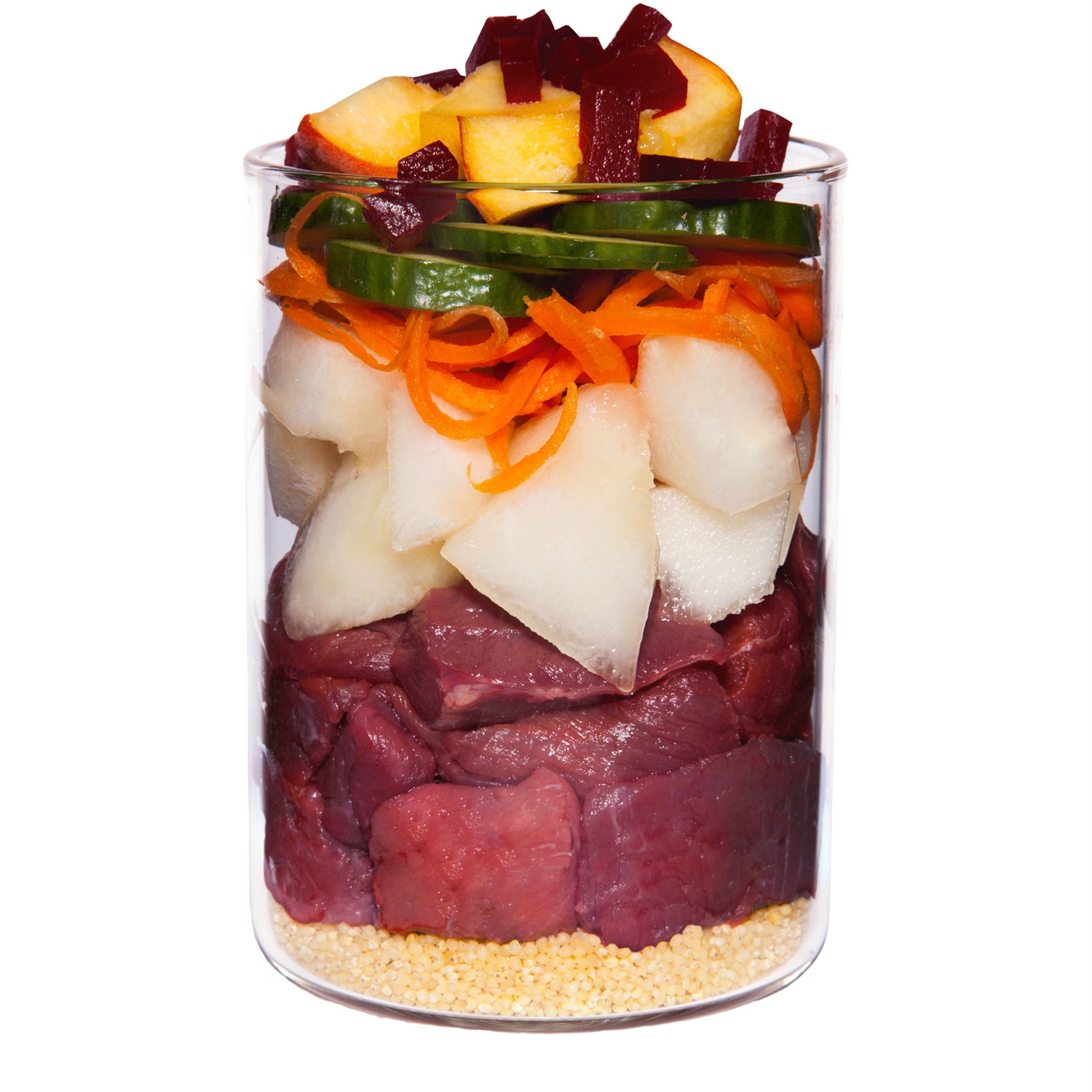 Terra Canis Classic Cibo Umido per Cani - Vitello con Miglio, Cetriolo, Melone Giallo e Aglio Orsino - 400 g