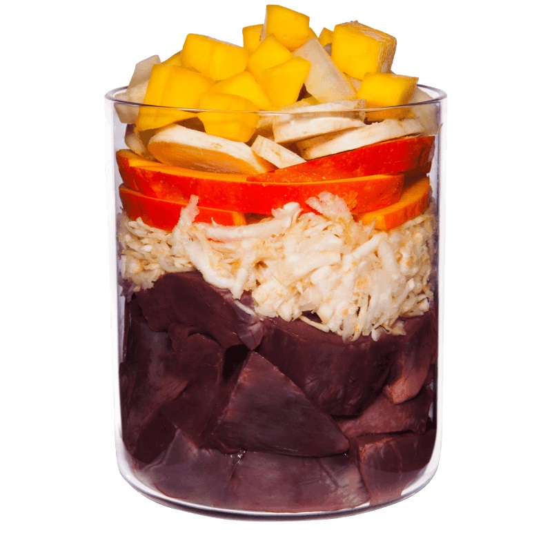 Terra Canis GRAIN-FREE Alimento Umido per Cani al Vitello con Radice di Prezzemolo, Mango e Ribes - 800 gr