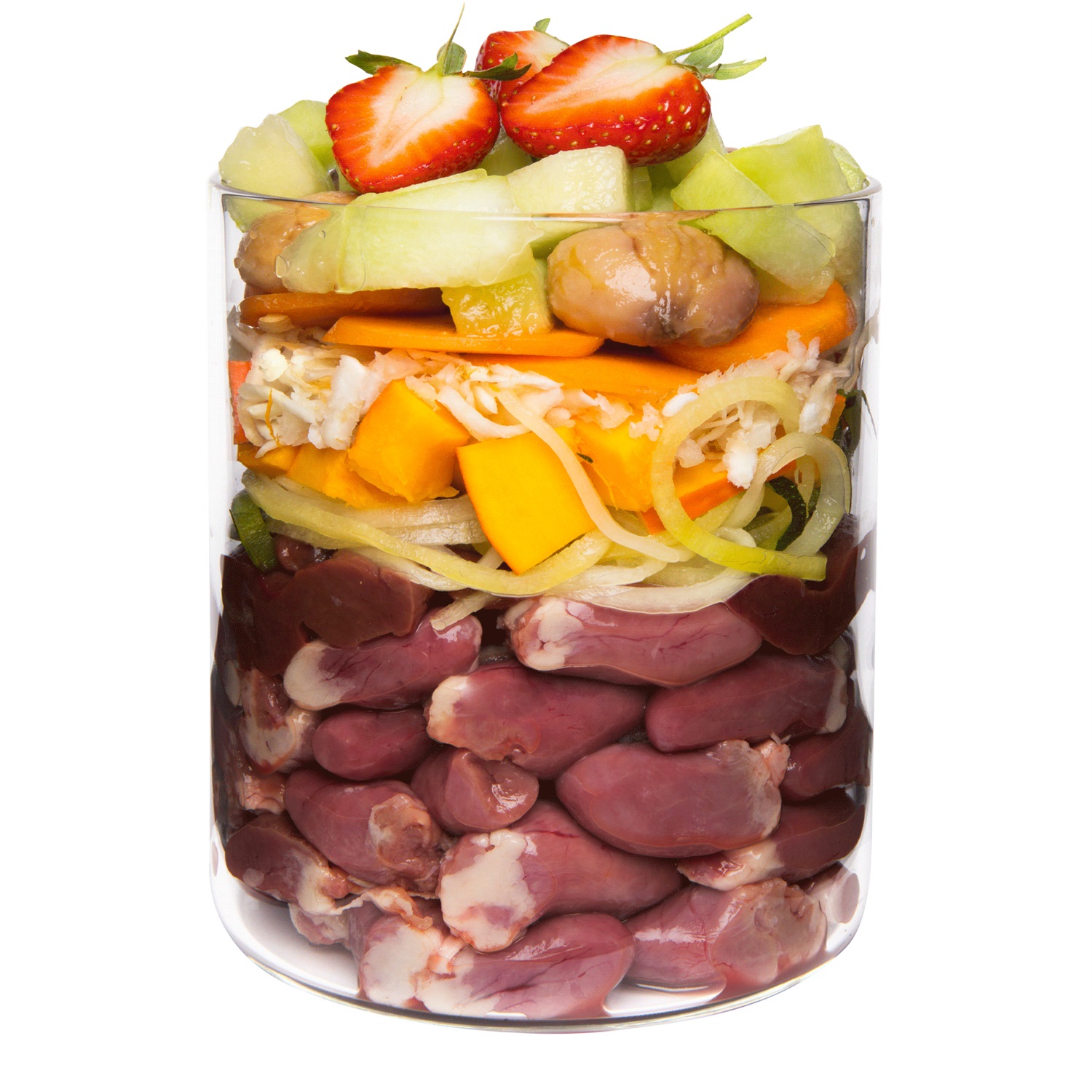 Terra Canis Cibo Umido Grain Free Anatra, Zucca, Fragola e Fiore di Sambuco per Cani Adulti - 800 g