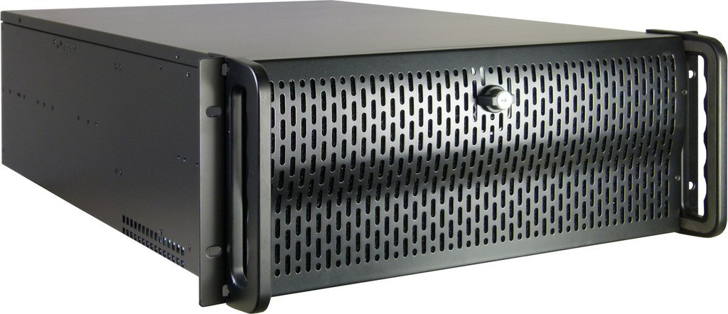 Inter-Tech IPC 4U-4129L Case Server 4U in Acciaio con Ventole Frontali da 120 mm, Compatibile ATX/EATX/Micro-ATX, Profondità 695 mm