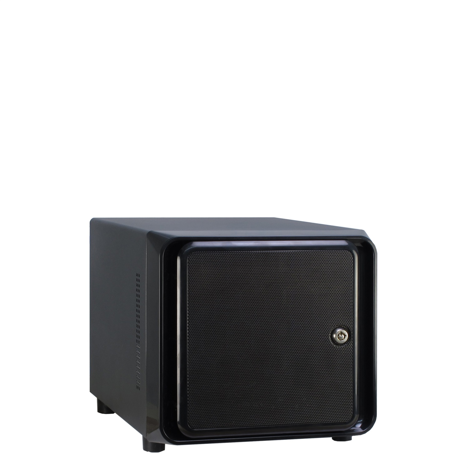 Inter-Tech SC-4100 Supporto Server Mini ITX in Acciaio Nero con USB 3.0 e Ventole da 40 mm
