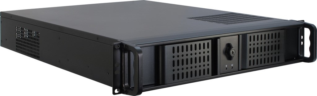 Inter-Tech IPC 2U-2098-SL Supporto Server in Acciaio 2U con Ventole da 80mm