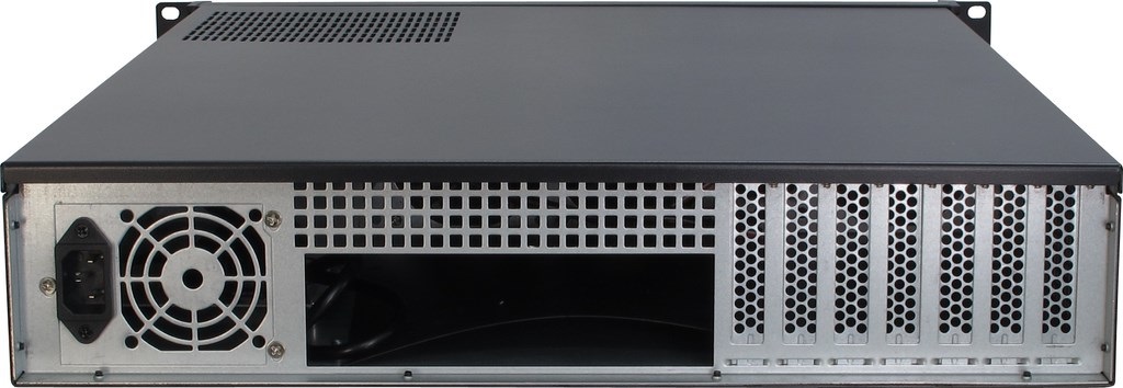 Inter-Tech IPC 2U-2098-SL Supporto Server in Acciaio 2U con Ventole da 80mm