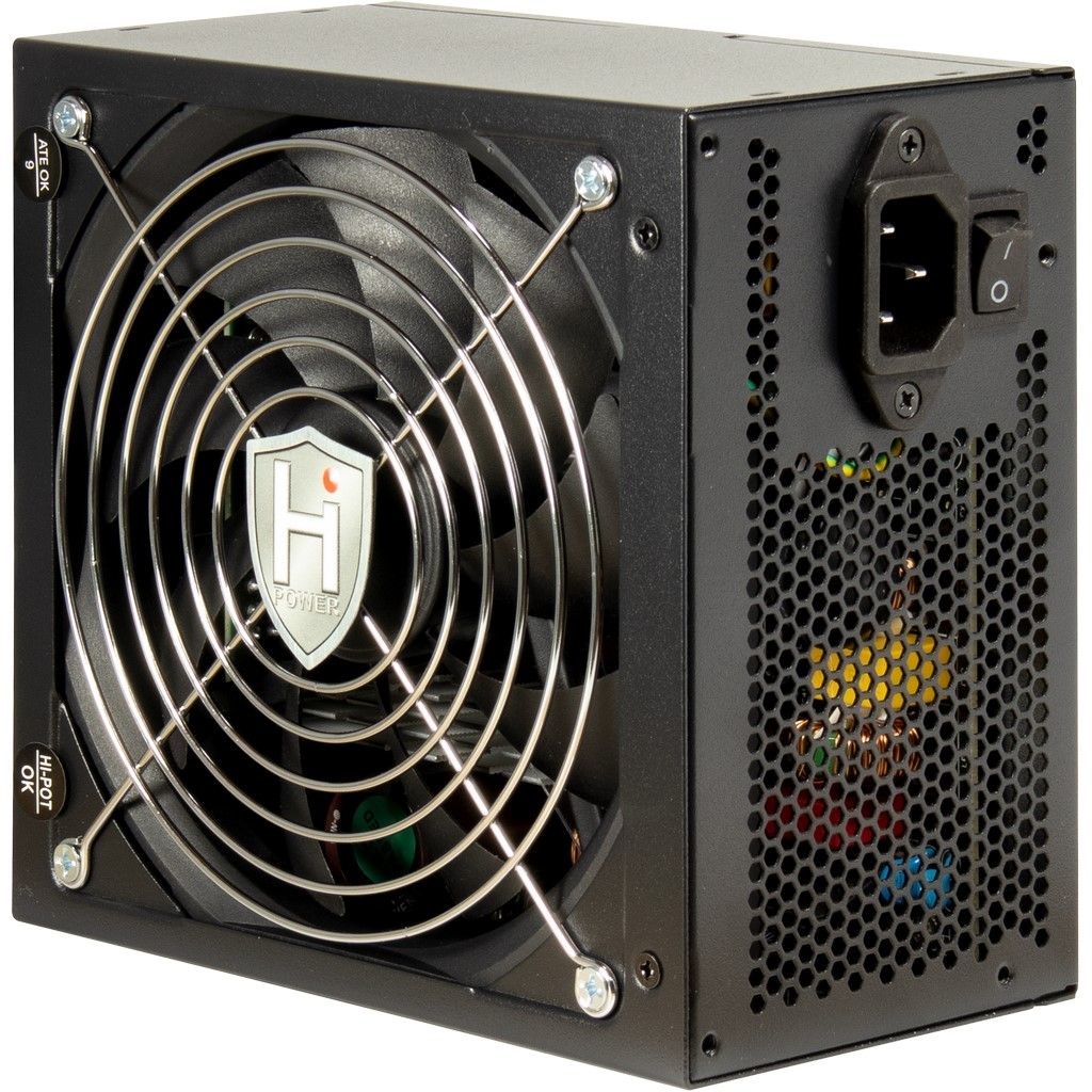 Inter-Tech HiPower SP-750CM Alimentatore Semi Modulare 750 W 20 4 pin ATX Nero con Ventilatore da 140mm