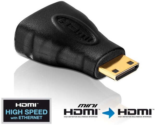 PureLink Adattatore Mini HDMI Maschio a HDMI Femmina - Basic Series v1.3 - Nero